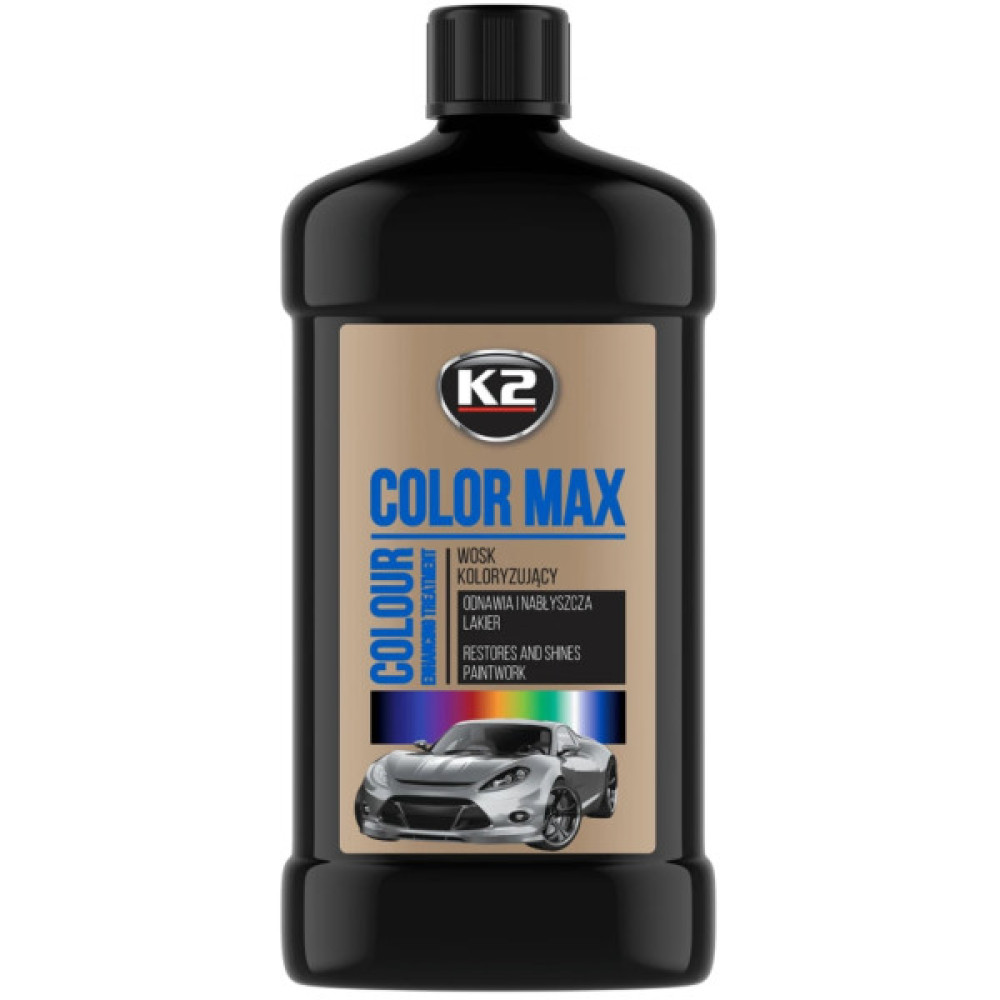 Автополіроль K2 Max чорний 500 мл (K025CA)