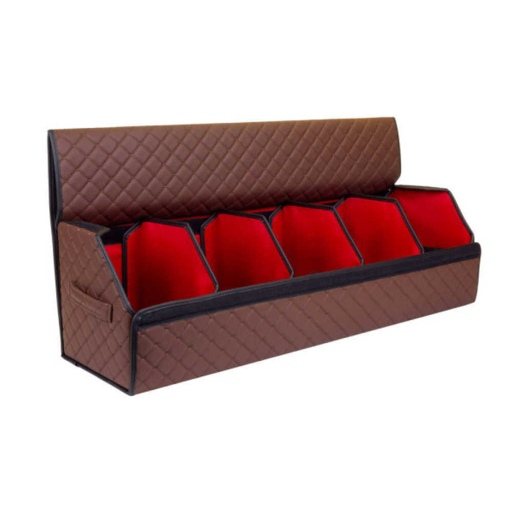 Сумка-органайзер EVAtech ECO XXL 30x30x100 см коричнева з коричневою ниткою (EHECEWZZBR)