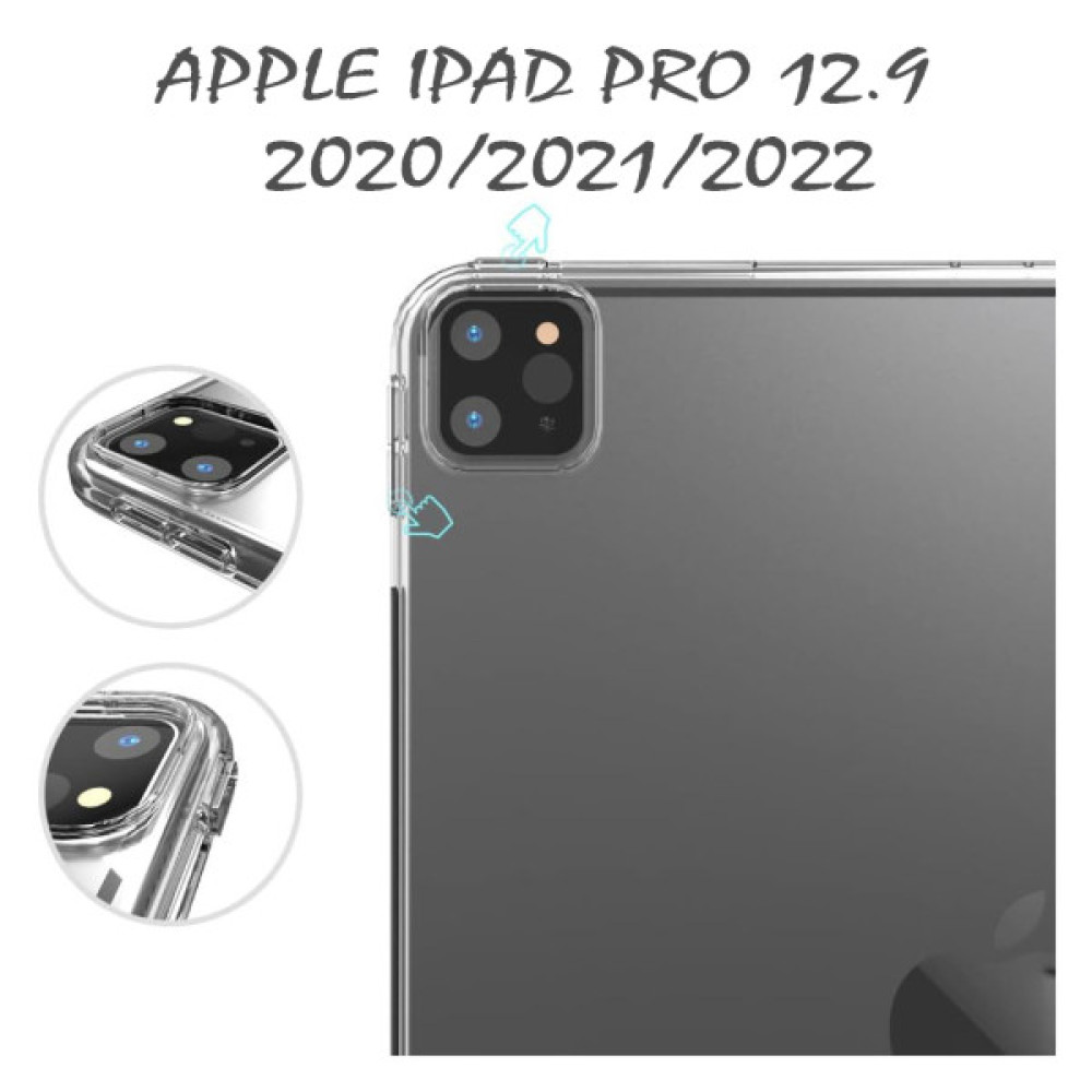 Чохол до планшета BeCover Transparancy Apple iPad Pro 12.9 2020/2021/2022 (711681) Чохол до планшета BeCover Transparancy Apple iPad Pro 12.9 2020/2021/2022 (711681)