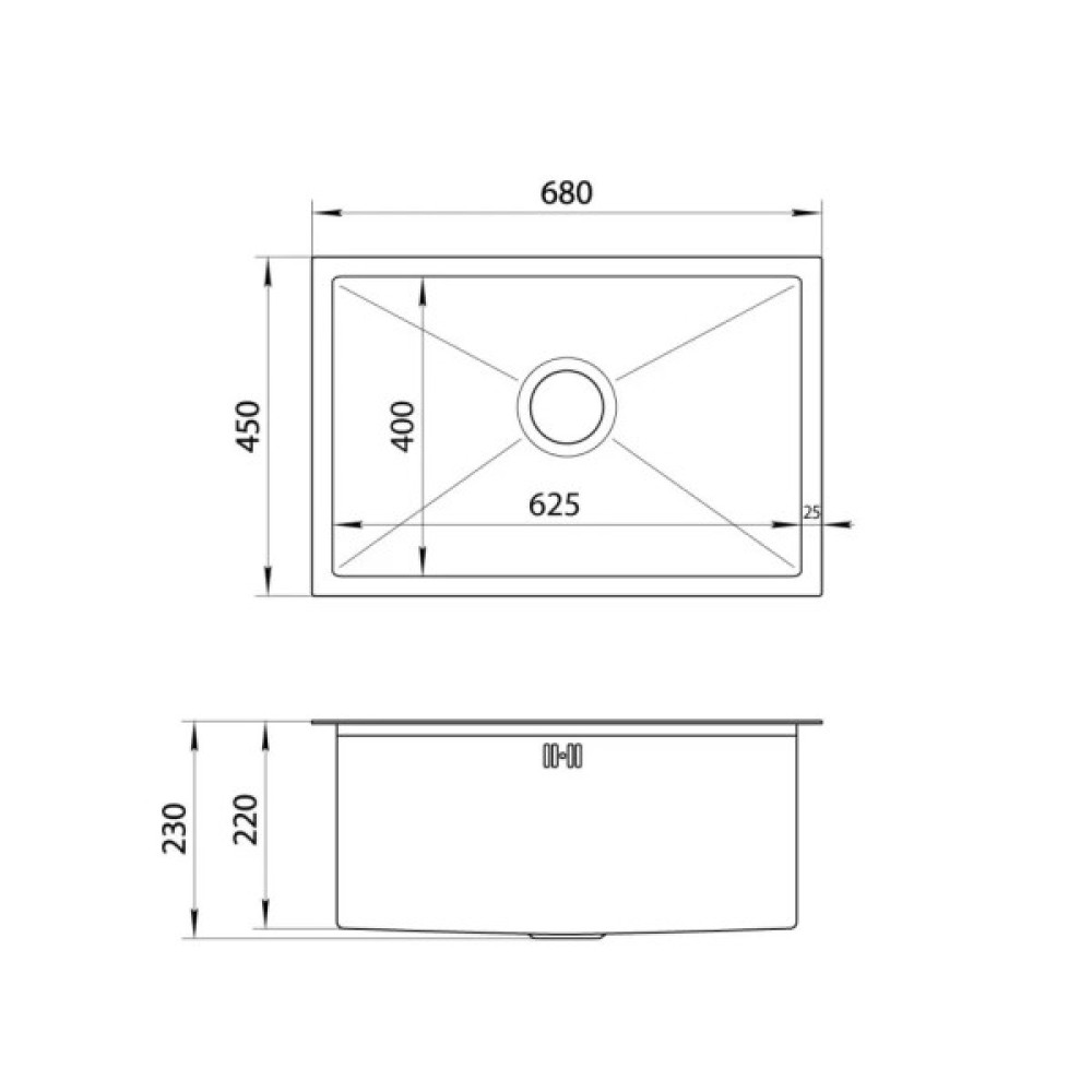 Мийка кухонна Nett NB-6845