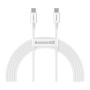 Дата кабель USB-C to USB-C 1.0m 100W white Baseus (CATYS-B02) Дата кабель USB-C to USB-C 1.0m 100W white Baseus (CATYS-B02)