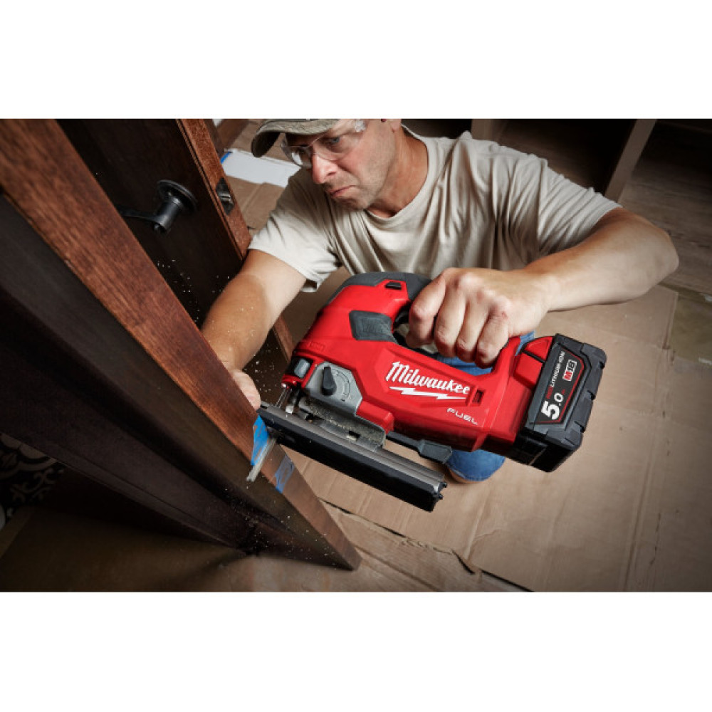 Лобзик акумуляторний Milwaukee M18 FJS-0X 18В 3500об/хв хід 25мм кейс 2.9кг без АКБ та ЗП