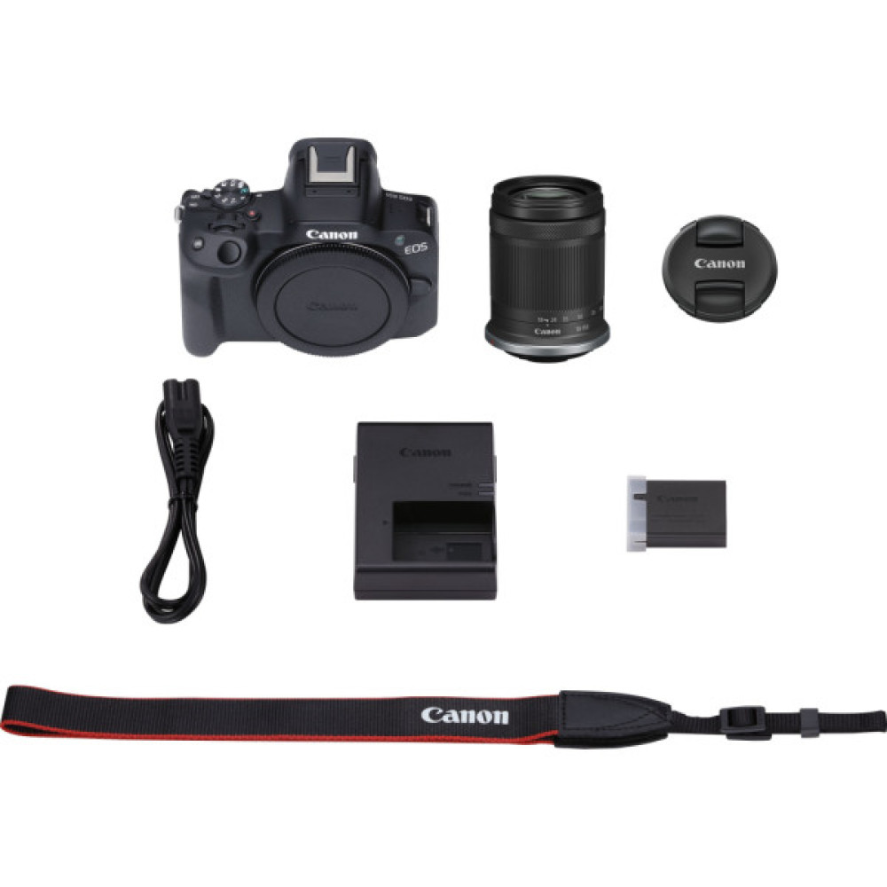 Цифровий фотоапарат Canon EOS R50 + RF-S 18-150 IS STM Black (5811C095)