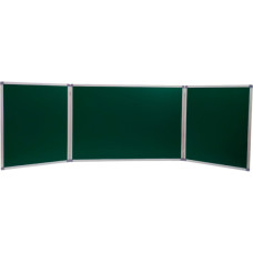 Шкільна дошка Sector офісна, комбінована, магнітна, крейдяно-маркерна 300 х 100 см (КМ3010)