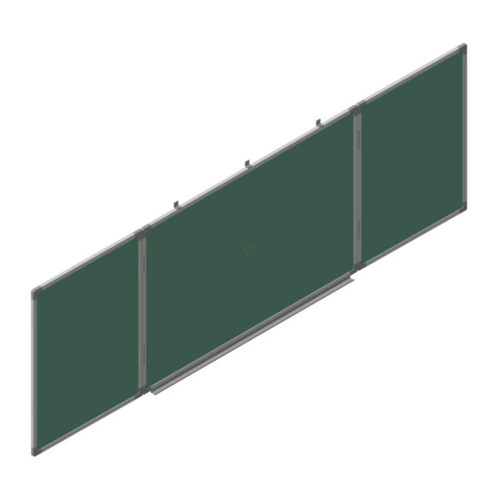 Шкільна дошка Sector офісна, комбінована, магнітна, крейдяно-маркерна 300 х 100 см (КМ3010)