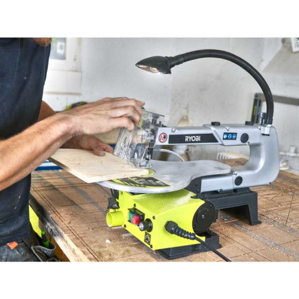 Лобзик стаціонарний Ryobi RSW1240G 125Вт 550-1700об/хв хід 20мм ріжуча здатність 405мм 12кг
