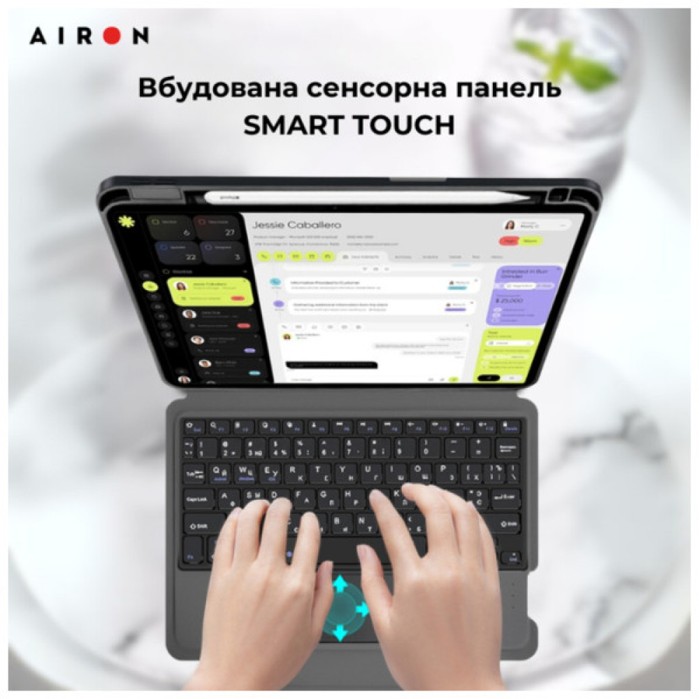 Чохол до планшета AirOn Premium Lenovo Tab M11 + keyboard (4822352781233)
