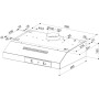 Витяжка кухонна Faber 741 Base W A60, білий (300.0557.477) Витяжка кухонна Faber 741 Base W A60, білий (300.0557.477)
