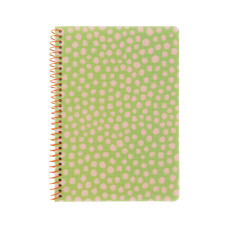 Блокнот Axent на спіралі А5 80 аркушів, клітинка, пластикова обкладинка, салатовий (8462-1-A)