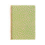 Блокнот Axent на спіралі А5 80 аркушів, клітинка, пластикова обкладинка, салатовий (8462-1-A)