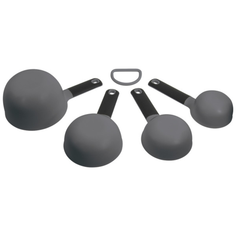 Аксесуар кухонний KitchenAid Набір мірних ложок Coreline, 4 шт, сірий (KQG058OHCGG)