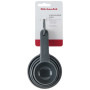 Аксесуар кухонний KitchenAid Набір мірних ложок Coreline, 4 шт, сірий (KQG058OHCGG)