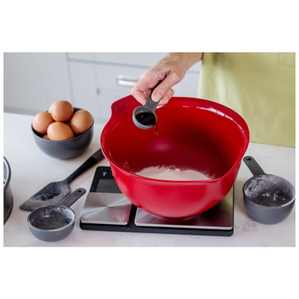 Аксесуар кухонний KitchenAid Набір мірних ложок Coreline, 4 шт, сірий (KQG058OHCGG)