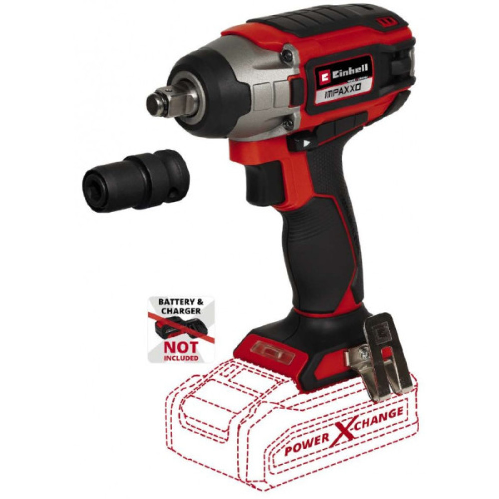 Гайковерт ударний акумуляторний Einhell Professional IMPAXXO 18/230 PXC 18В 230Нм 2900об/хв 1.17кг без АКБ та ЗП