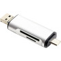 Концентратор XoKo AC-440 Type-C USB 3.0 and MicroUSB/SD Card Reader (XK-AС-440) Концентратор XoKo AC-440 Type-C USB 3.0 and MicroUSB/SD Card Reader (XK-AС-440)