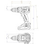 Шурупокрут-дриль акумуляторний Metabo BS 18 LT BL Q 18В 2х4А·год 34·75Нм 0-600·0-2100об·хв 1.8кг