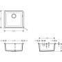 Мийка кухонна Hansgrohe S51 S510-U450/43431380 (43431380) Мийка кухонна Hansgrohe S51 S510-U450/43431380 (43431380)
