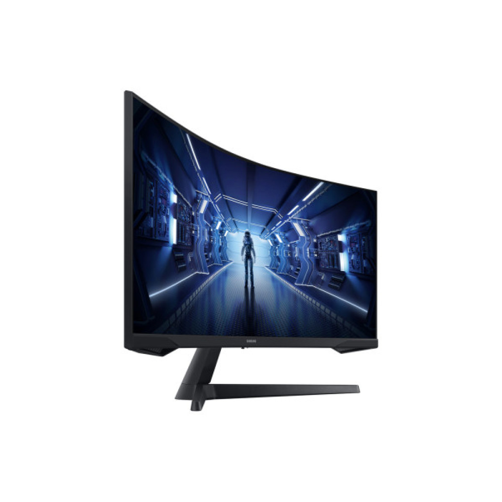 Монітор Samsung 34" Odyssey G5 C34G55TWW D-Sub, 2xHDMI, DP, VA, 3440x1440, 21:9, 165Hz, 1ms, CURVED