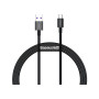 Дата кабель USB 2.0 AM to USB-C 2.0m 3A Black Baseus (CATYS-A01)