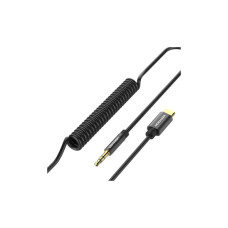 Кабель мультимедійний USB-C to 3.5mm M 1.0m black Vention (BGABF)
