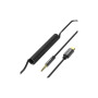 Кабель мультимедійний USB-C to 3.5mm M 1.0m black Vention (BGABF)