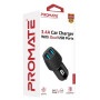 Зарядний пристрій Promate 17W 2xUSB (voltrip-duo.black)