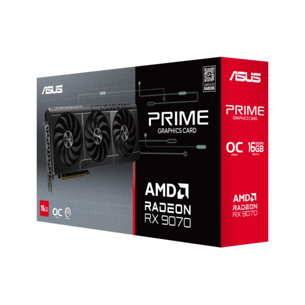 Вiдеокарта ASUS Radeon RX 9070 16GB GDDR6 OC PRIME-RX9070-O16G