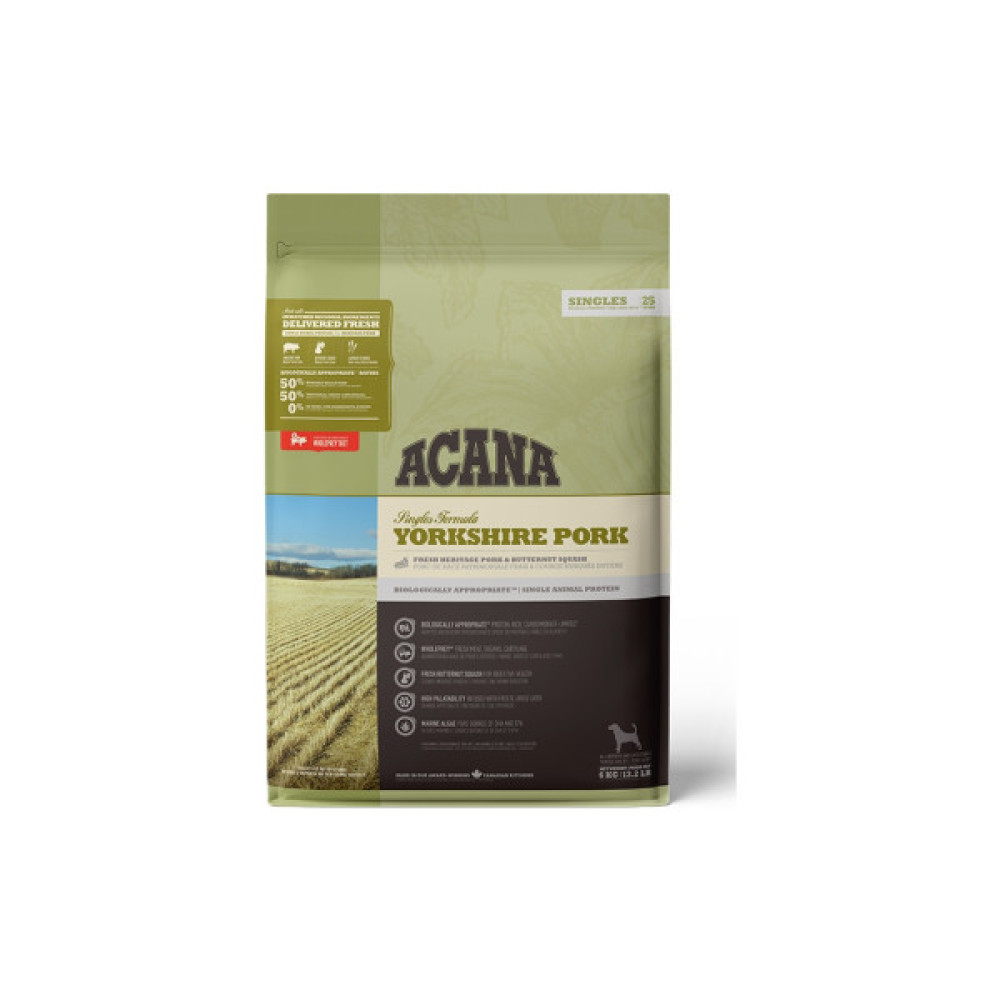 Сухий корм для собак ACANA Yorkshire Pork 6 кг (0064992572600)