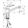 Змішувач Hansgrohe 71808800 Змішувач Hansgrohe 71808800