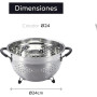 Друшляк MasterPro Foodies collection 24 см (BGMP-1530) Друшляк MasterPro Foodies collection 24 см (BGMP-1530)