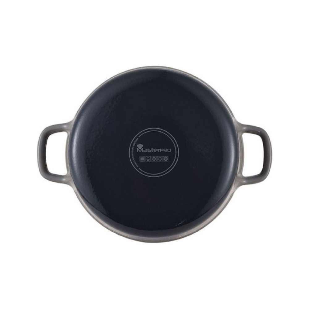 Каструля MasterPro Unique чавунна з кришкою 5,67 л (BGMP-3831)