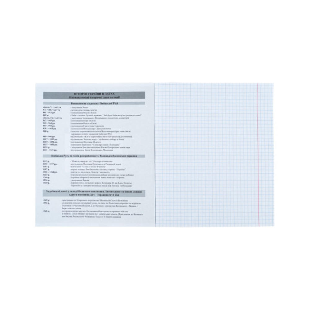Зошит Kite предметний Neo 48 аркушів, історія клітинка (K24-240-12)