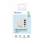 Зарядний пристрій Verbatim USB 30W PD3.0 4-ports white (49701)