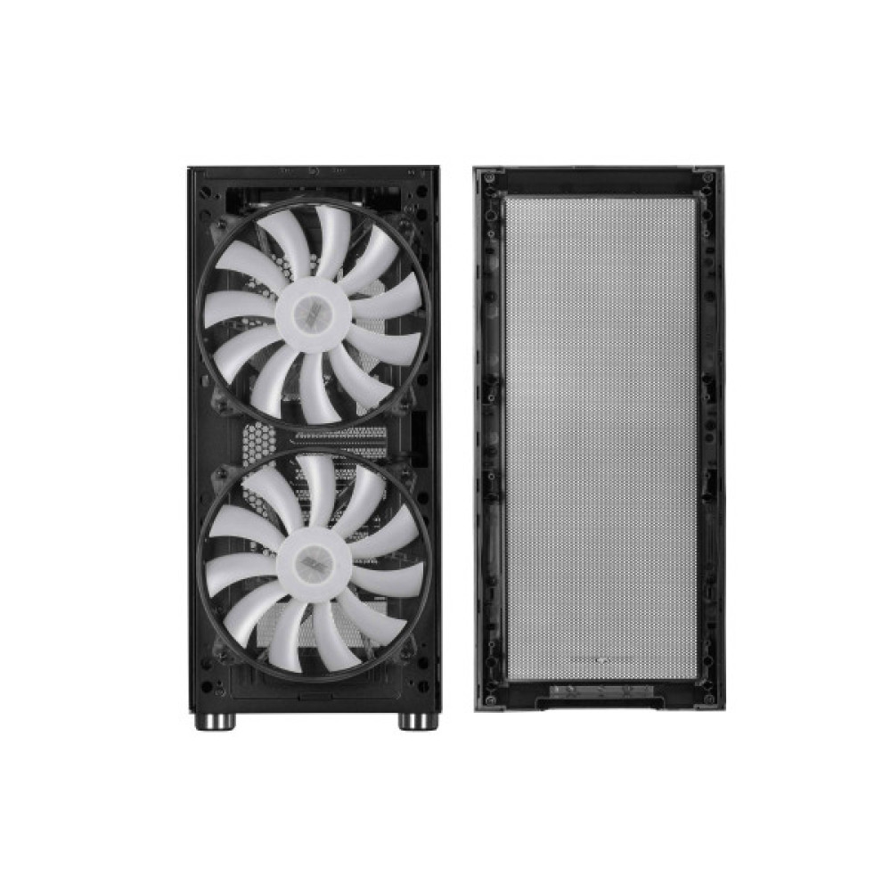 Корпус 2E GAMING Contego Neo GW05 без БЖ 2xUSB3.0, 1xUSBType-C, 2x200мм, ARGB, 3x120мм ARGB, VGA 380мм, LCS ready, контролер з пультом, TG Side Panel, EATX, чорний