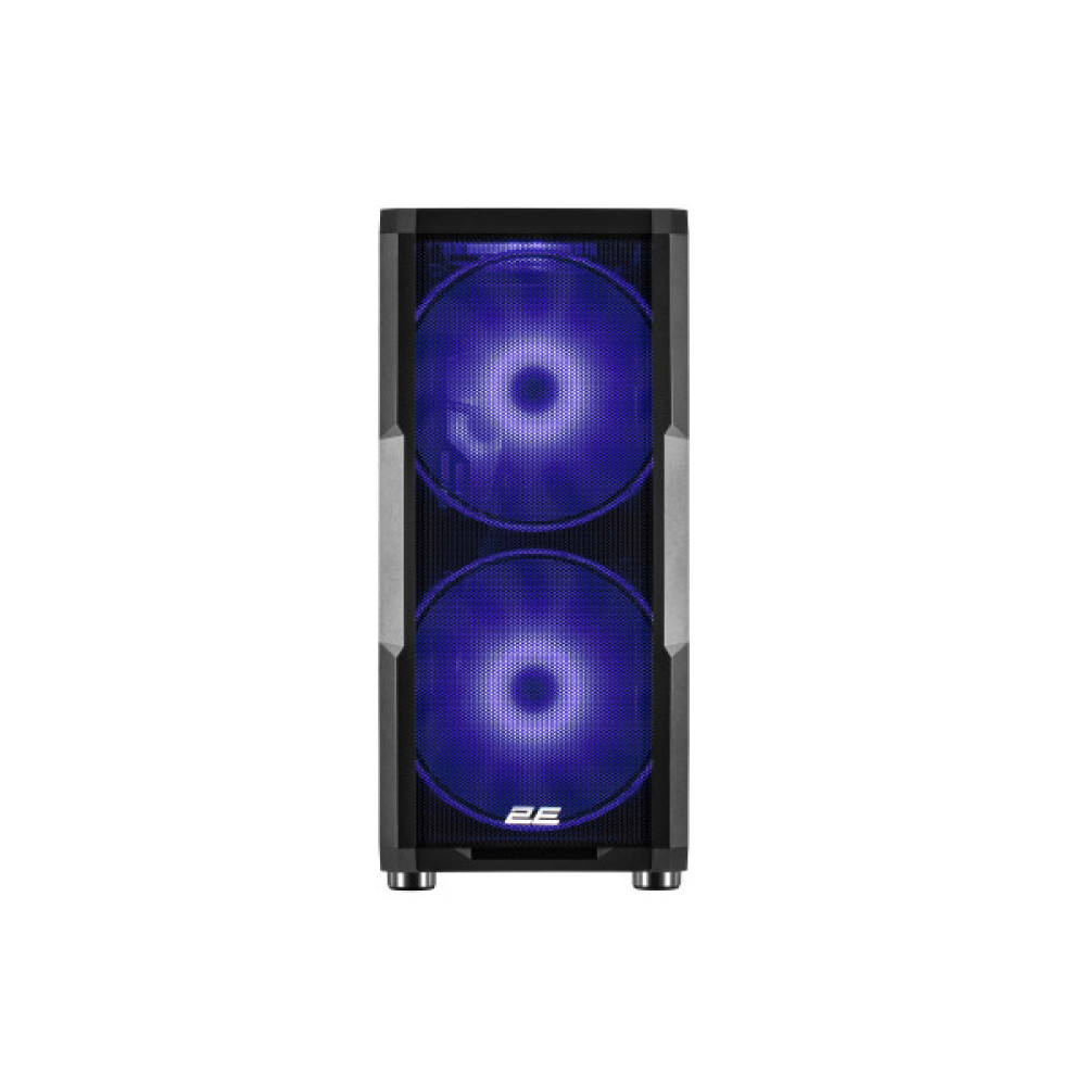 Корпус 2E GAMING Contego Neo GW05 без БЖ 2xUSB3.0, 1xUSBType-C, 2x200мм, ARGB, 3x120мм ARGB, VGA 380мм, LCS ready, контролер з пультом, TG Side Panel, EATX, чорний