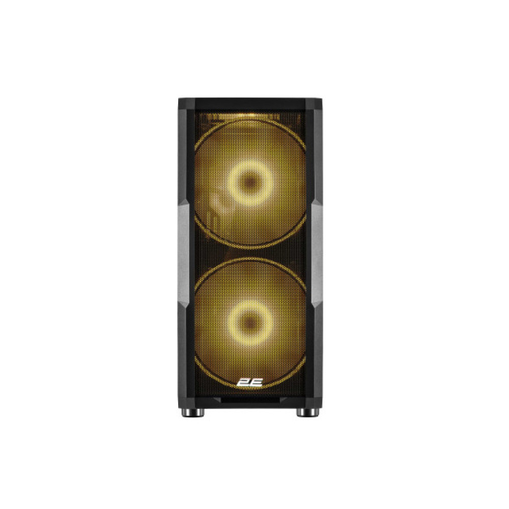 Корпус 2E GAMING Contego Neo GW05 без БЖ 2xUSB3.0, 1xUSBType-C, 2x200мм, ARGB, 3x120мм ARGB, VGA 380мм, LCS ready, контролер з пультом, TG Side Panel, EATX, чорний