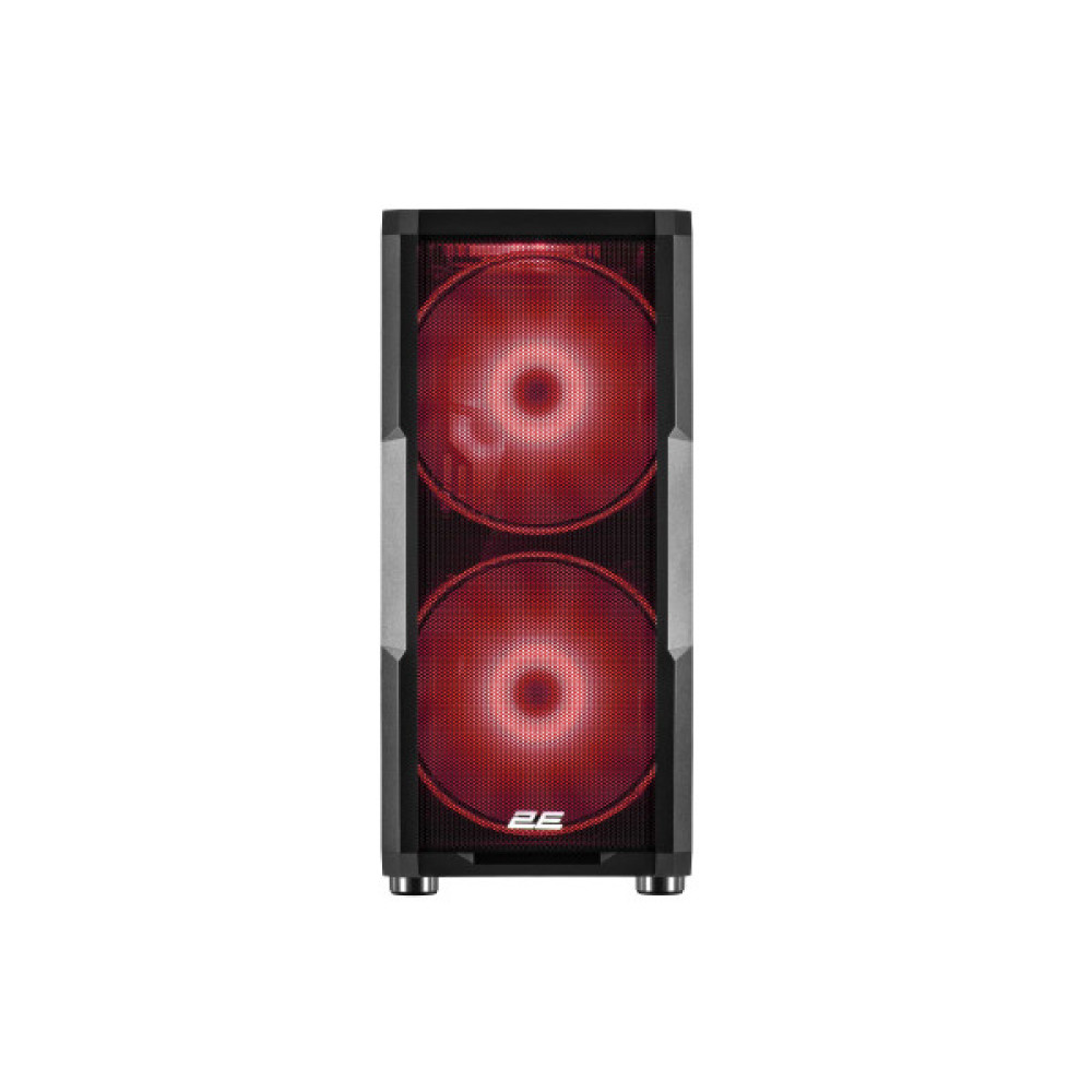 Корпус 2E GAMING Contego Neo GW05 без БЖ 2xUSB3.0, 1xUSBType-C, 2x200мм, ARGB, 3x120мм ARGB, VGA 380мм, LCS ready, контролер з пультом, TG Side Panel, EATX, чорний