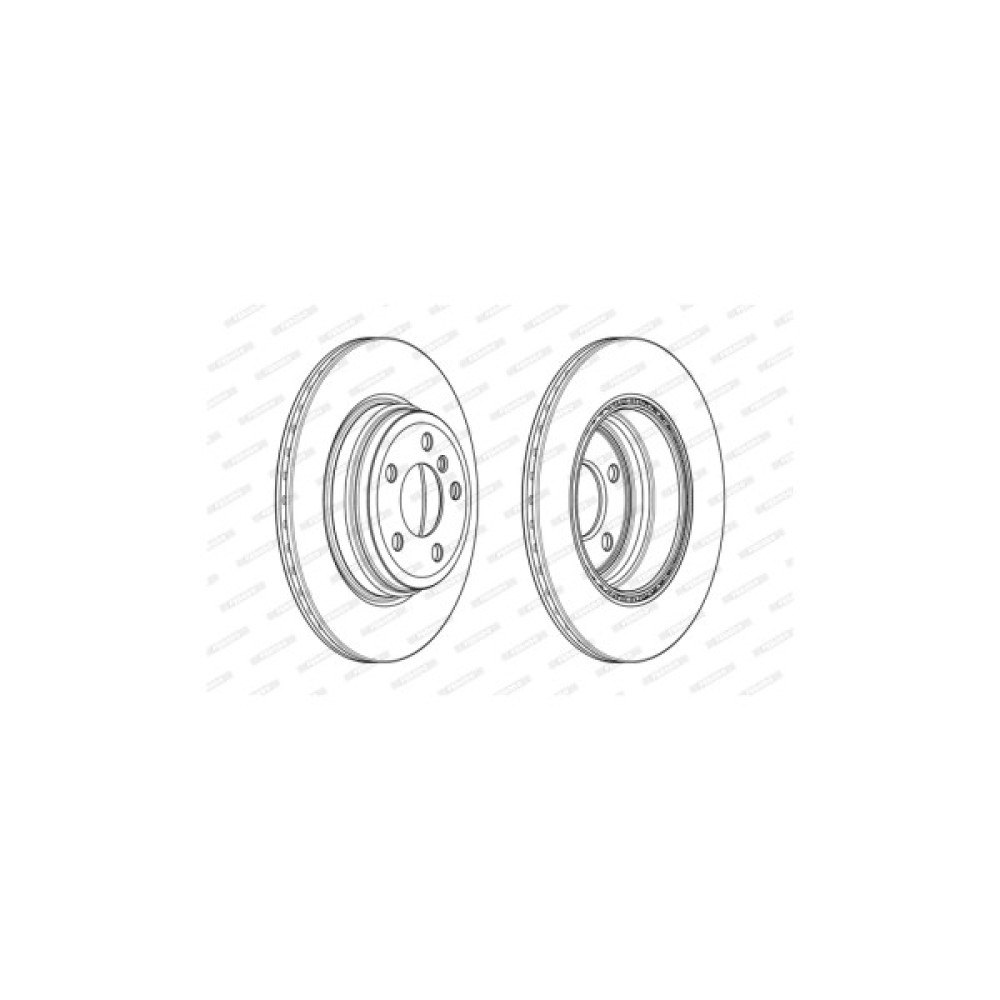 Гальмівний диск FERODO DDF2404C