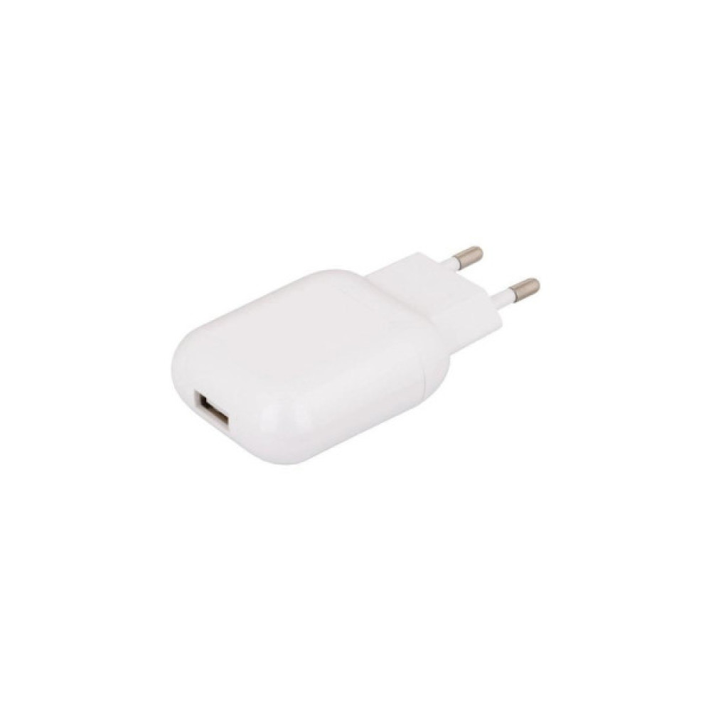 Зарядний пристрій XO L37 2.1A/1USB + cable Lightning White (L37i-WH)