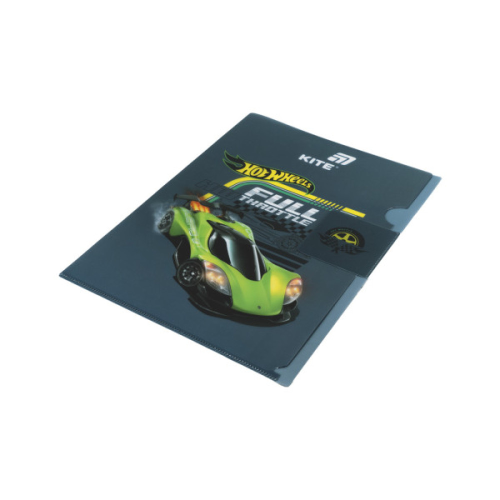 Папка - куточок Kite із клапаном A4 Hot Wheels (HW25-248-1)