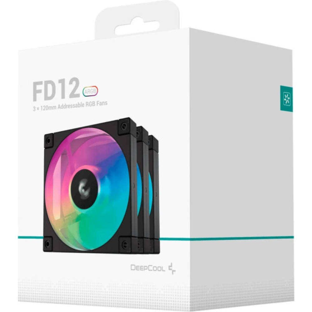 Кулер до корпусу Deepcool FD12 ARGB-3 IN 1 (R-FD12-BKAPN3-G)