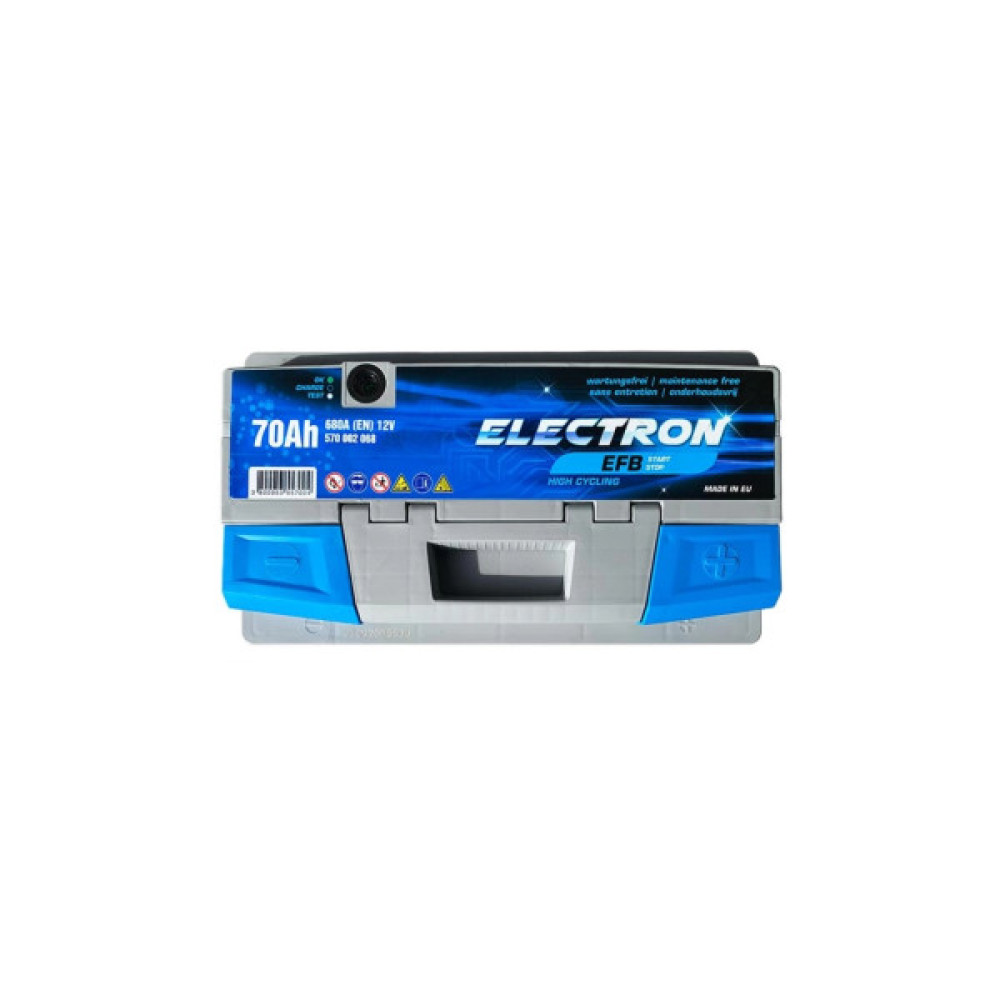 Акумулятор автомобільний ELECTRON START-STOP EFB 70Ah Ев (-/+) (680EN) (570002068)
