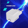 Зарядний пристрій Canyon CU20C GaN 20W 1xPD EU White (CNS-CUW20C) Зарядний пристрій Canyon CU20C GaN 20W 1xPD EU White (CNS-CUW20C)