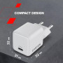 Зарядний пристрій Canyon CU20C GaN 20W 1xPD EU White (CNS-CUW20C) Зарядний пристрій Canyon CU20C GaN 20W 1xPD EU White (CNS-CUW20C)