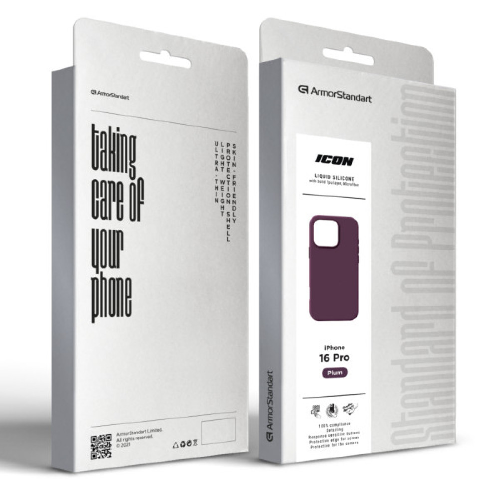 Чохол до мобільного телефона Armorstandart ICON2 Case Apple iPhone 16 Pro Plum (ARM81302) Чохол до мобільного телефона Armorstandart ICON2 Case Apple iPhone 16 Pro Plum (ARM81302)