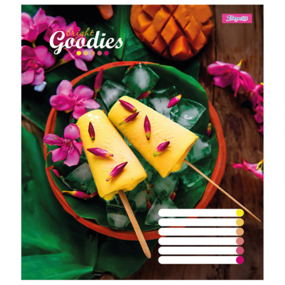 Зошит 1 вересня А5 1В Bright goodies 48 аркушів лінія (767375)
