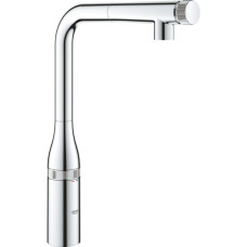 Змішувач для кухні Grohe Accent Smart Control, довж.виливу - 199мм, поворотний/витяжний, вентиль/кнопка, хром