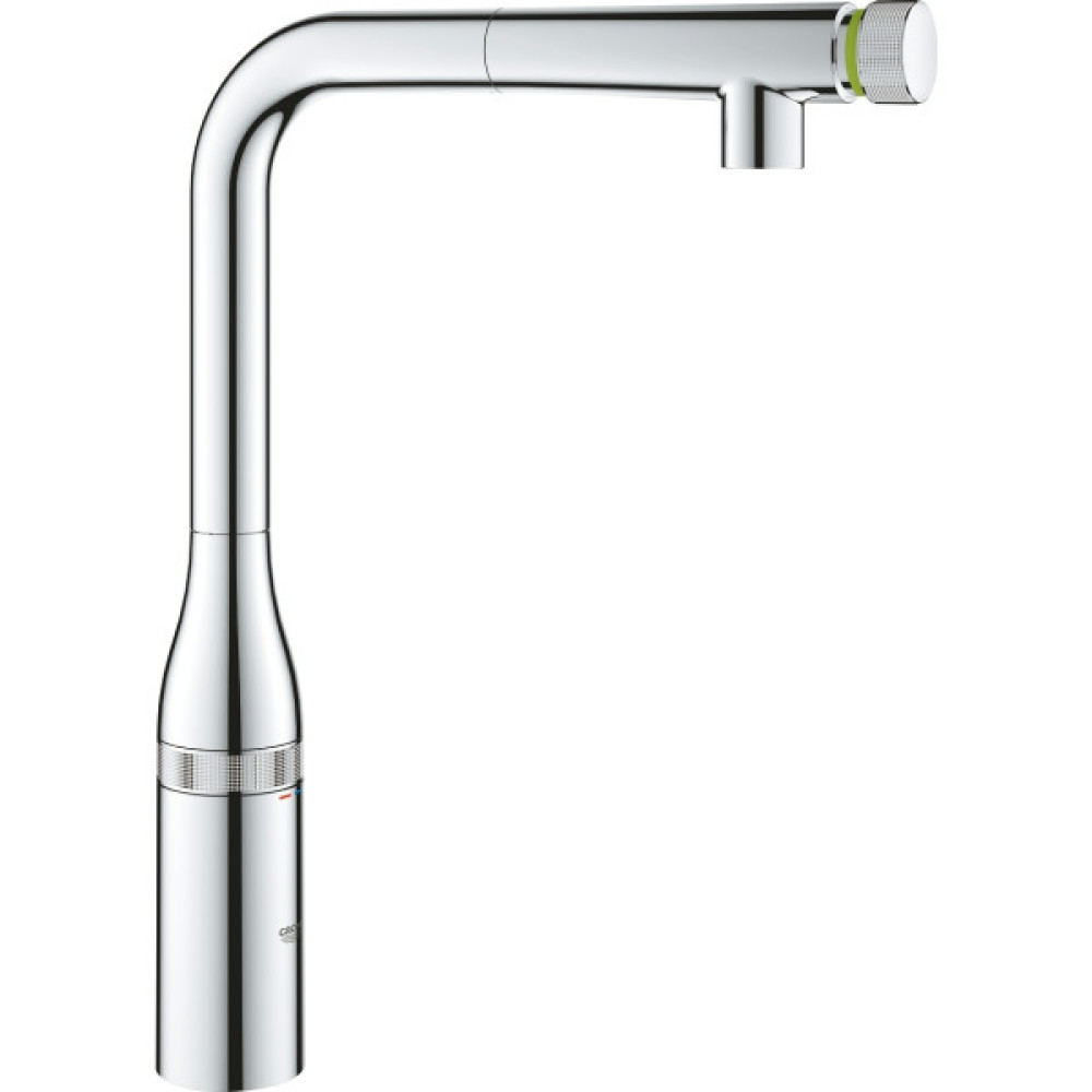 Змішувач для кухні Grohe Accent Smart Control, довж.виливу - 199мм, поворотний/витяжний, вентиль/кнопка, хром Змішувач для кухні Grohe Accent Smart Control, довж.виливу - 199мм, поворотний/витяжний, вентиль/кнопка, хром