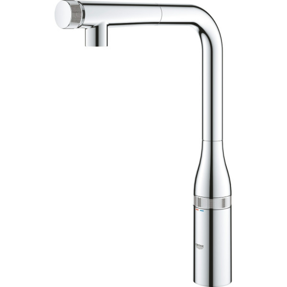 Змішувач для кухні Grohe Accent Smart Control, довж.виливу - 199мм, поворотний/витяжний, вентиль/кнопка, хром Змішувач для кухні Grohe Accent Smart Control, довж.виливу - 199мм, поворотний/витяжний, вентиль/кнопка, хром