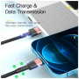 Дата кабель USB 2.0 AM to Lightning 2.0m 2.4A black Essager (EXCL-XCA01) Дата кабель USB 2.0 AM to Lightning 2.0m 2.4A black Essager (EXCL-XCA01)